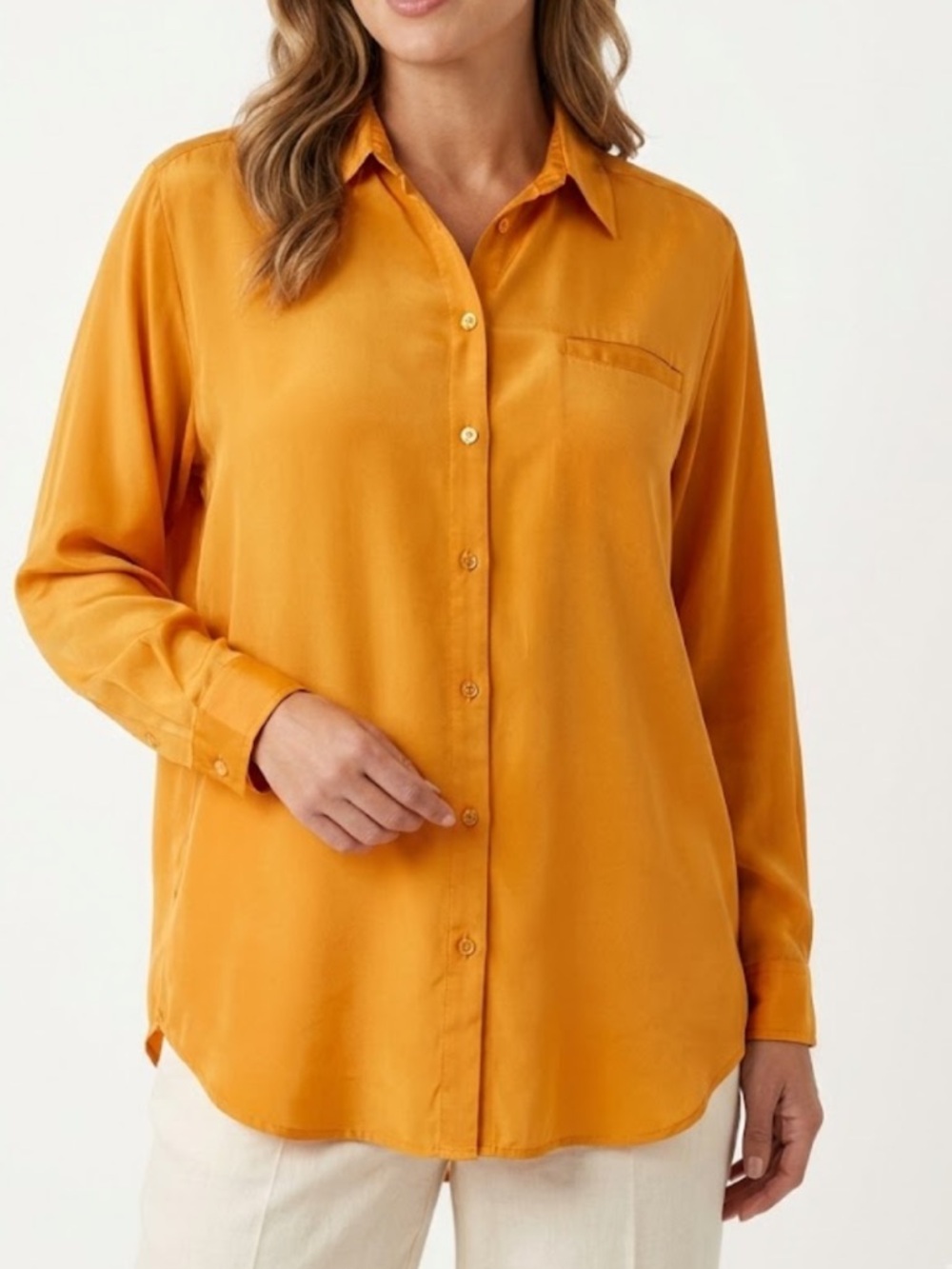 Venezia Mustard Button-Down Shirt